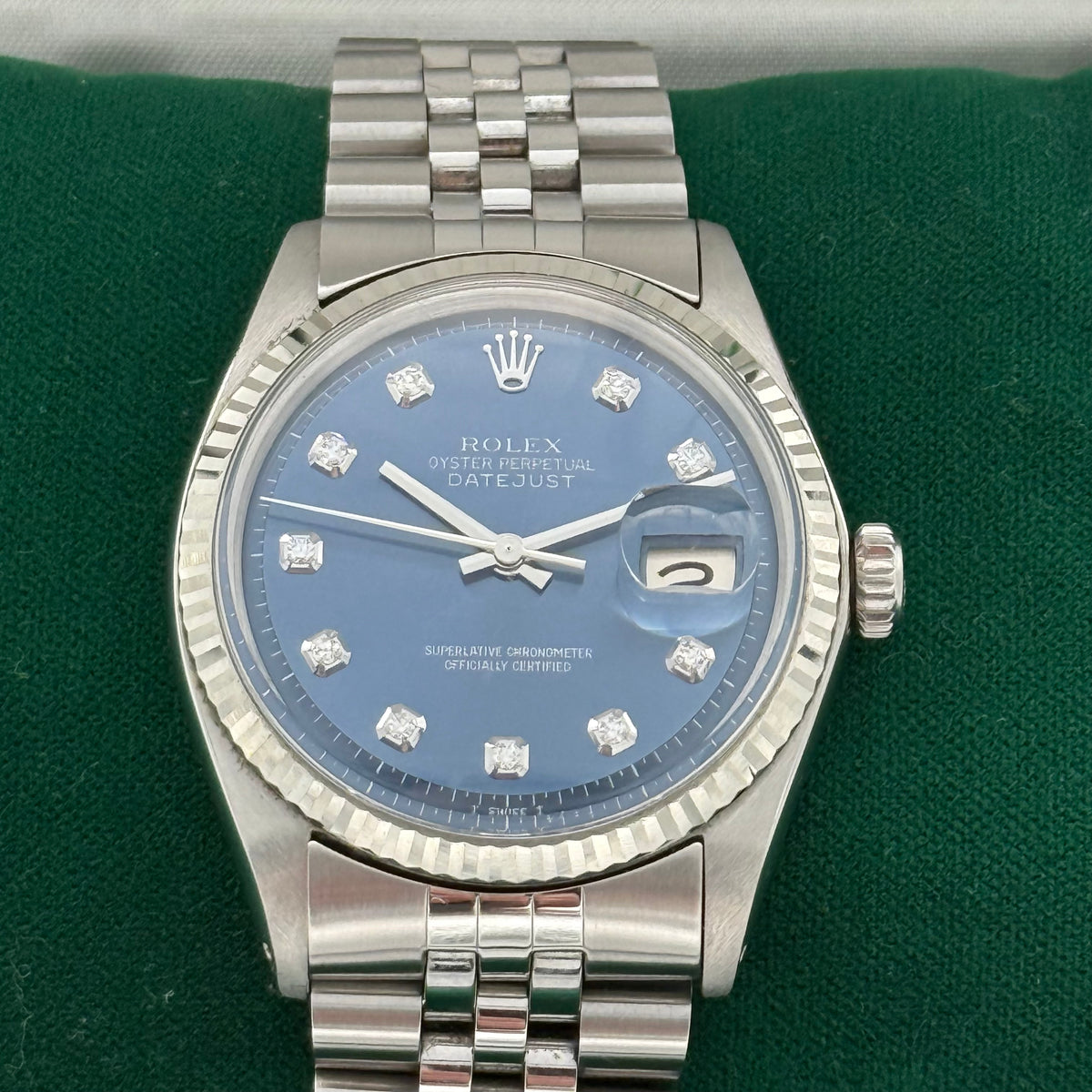 Datejust 36, Blau