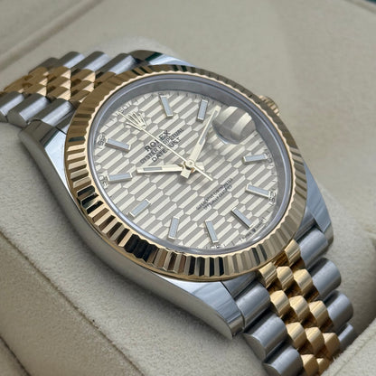 Datejust 41, Stahlgold „Motiv“