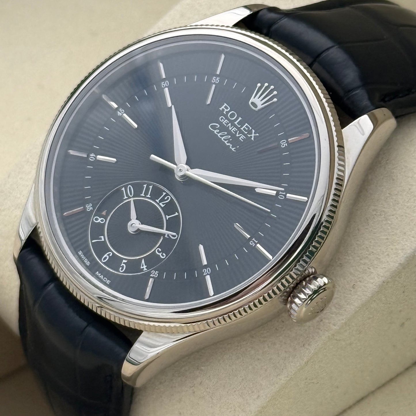 Cellini, Weißgold, Dualtime