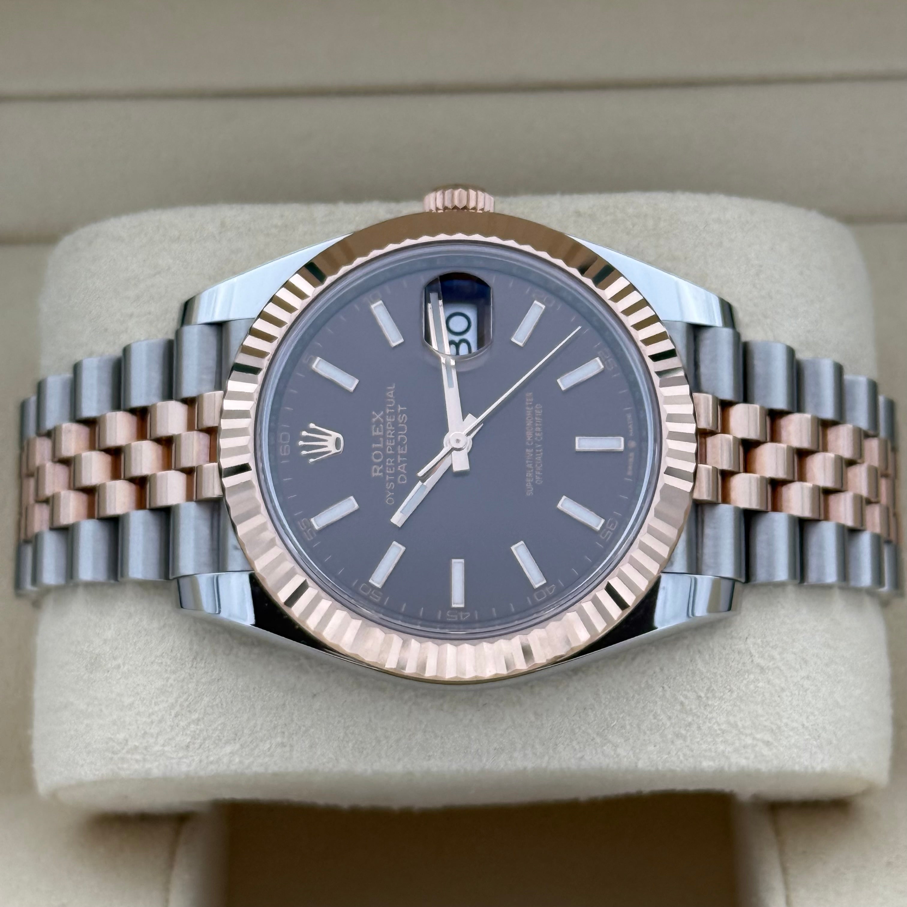 Datejust 41, Stahlrosegold