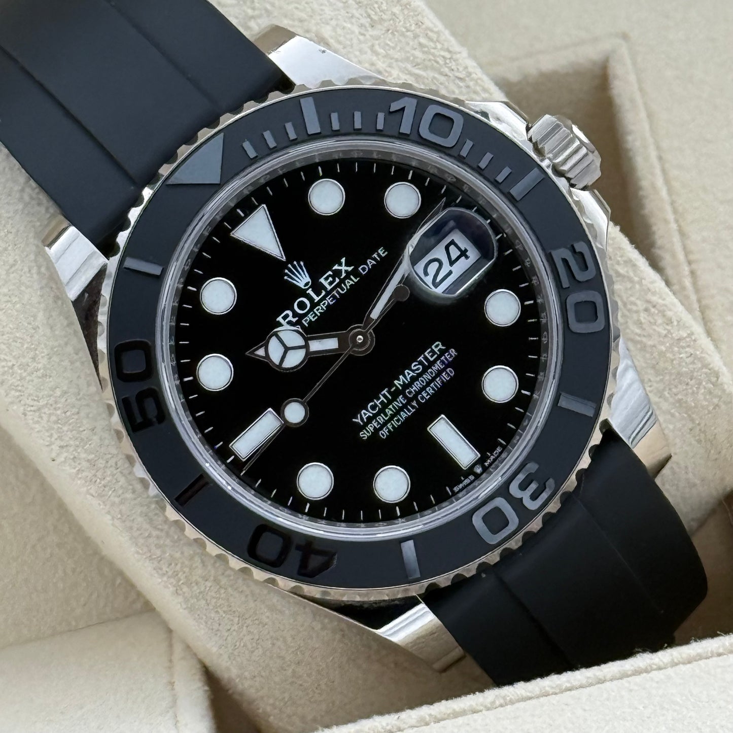Yachtmaster 42, Weißgold