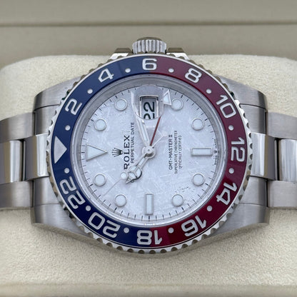 GMT Master II, Weißgold, Meteorit