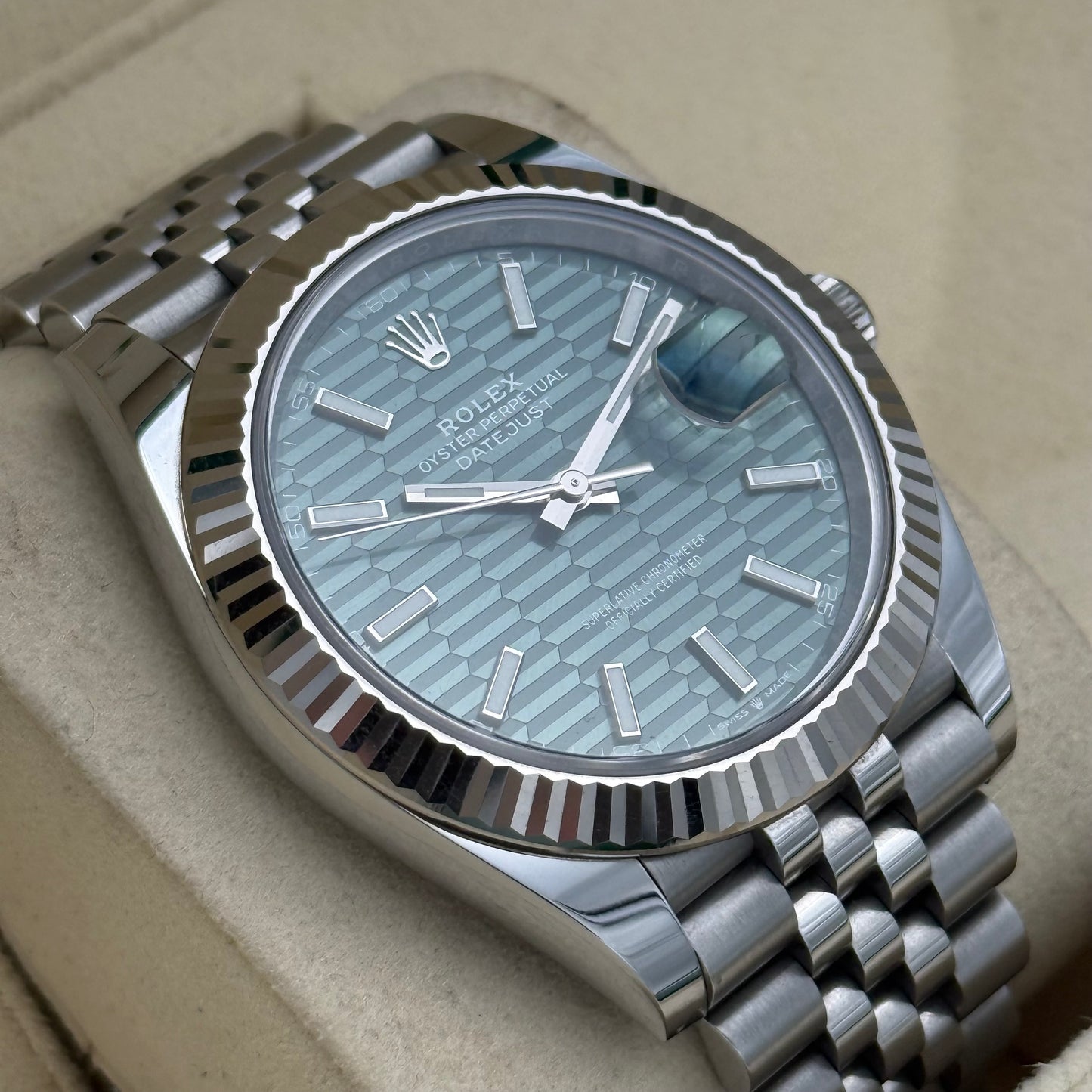Datejust 41 „Mintgrün“