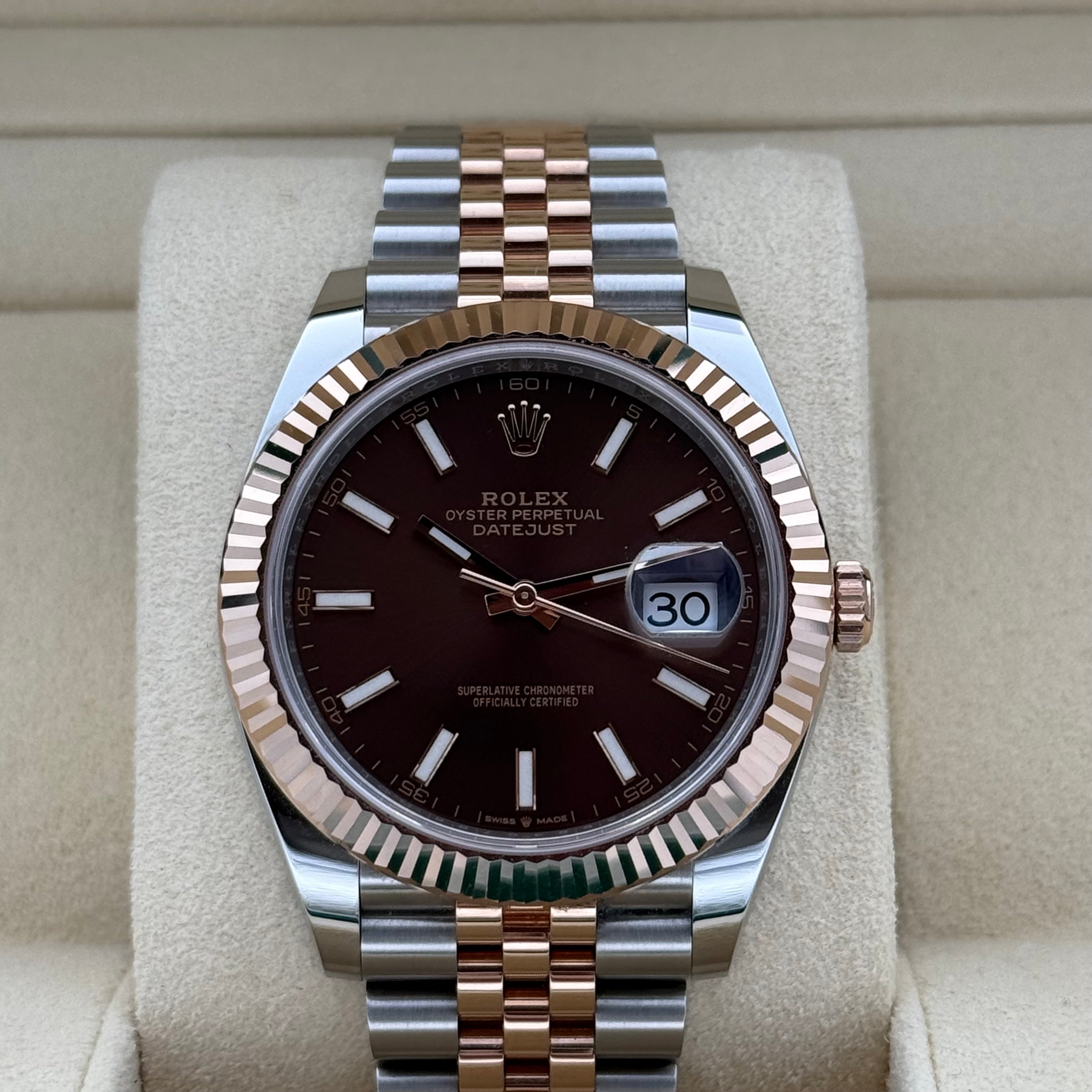 Datejust 41, Stahlrosegold