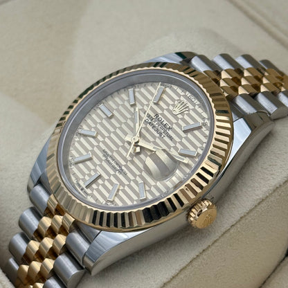 Datejust 41, Stahlgold „Motiv“