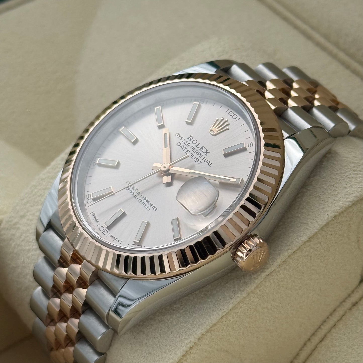 Datejust 41, Stahlgold