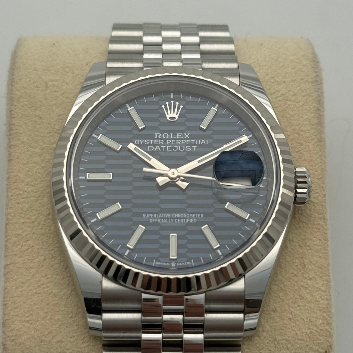 Datejust 36, Blau Motiv