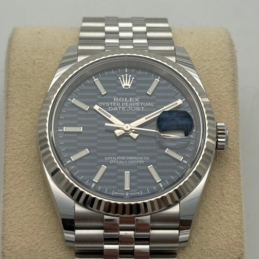 Datejust 36, Blau Motiv