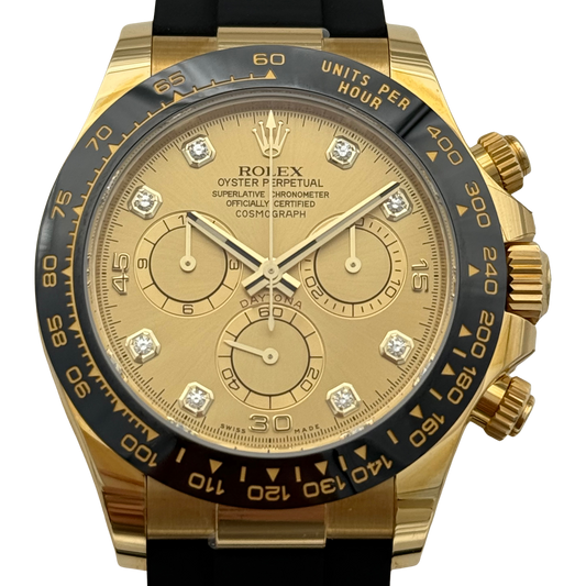Daytona Oysterflex Diamanten, ungetragen
