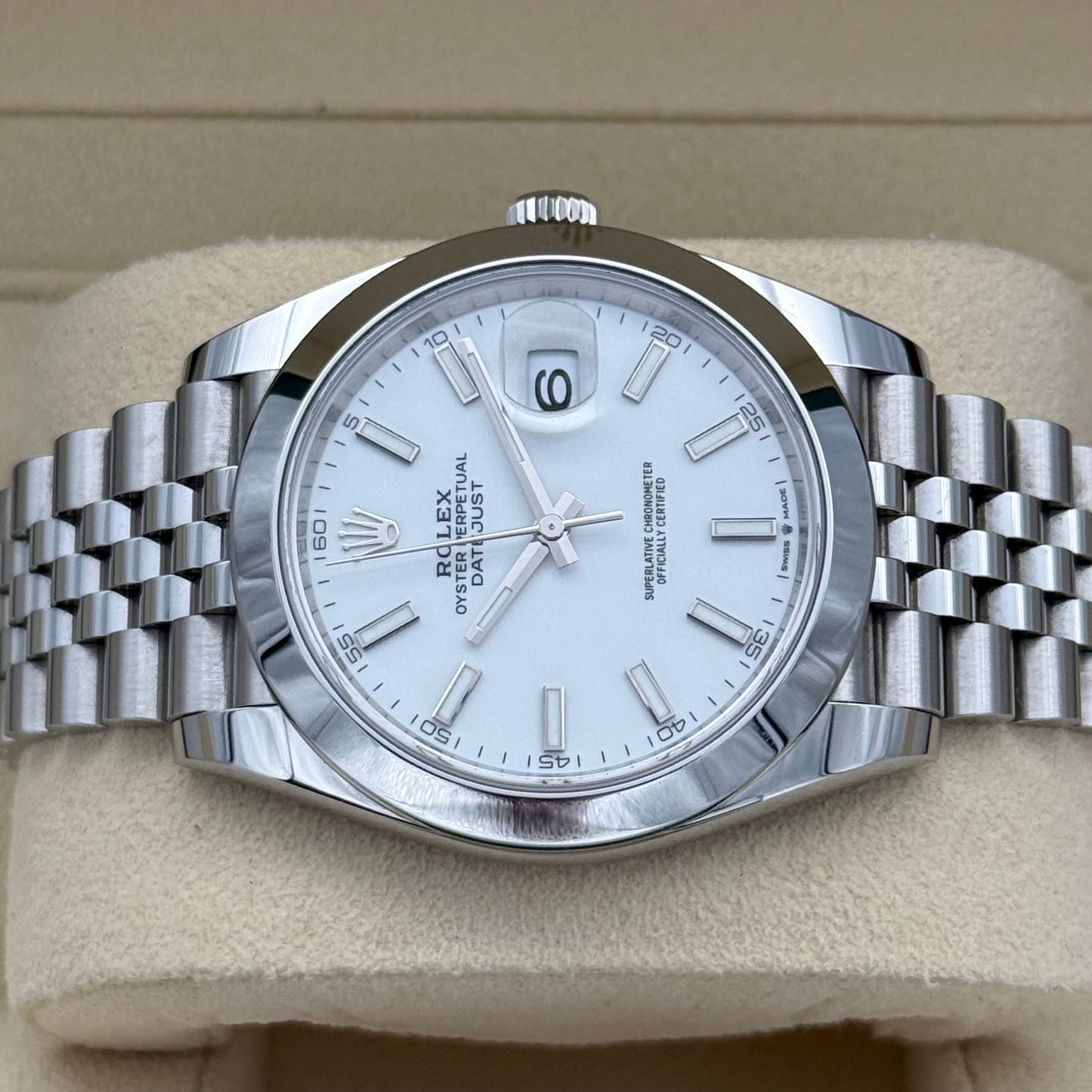 Datejust 41, Weiß