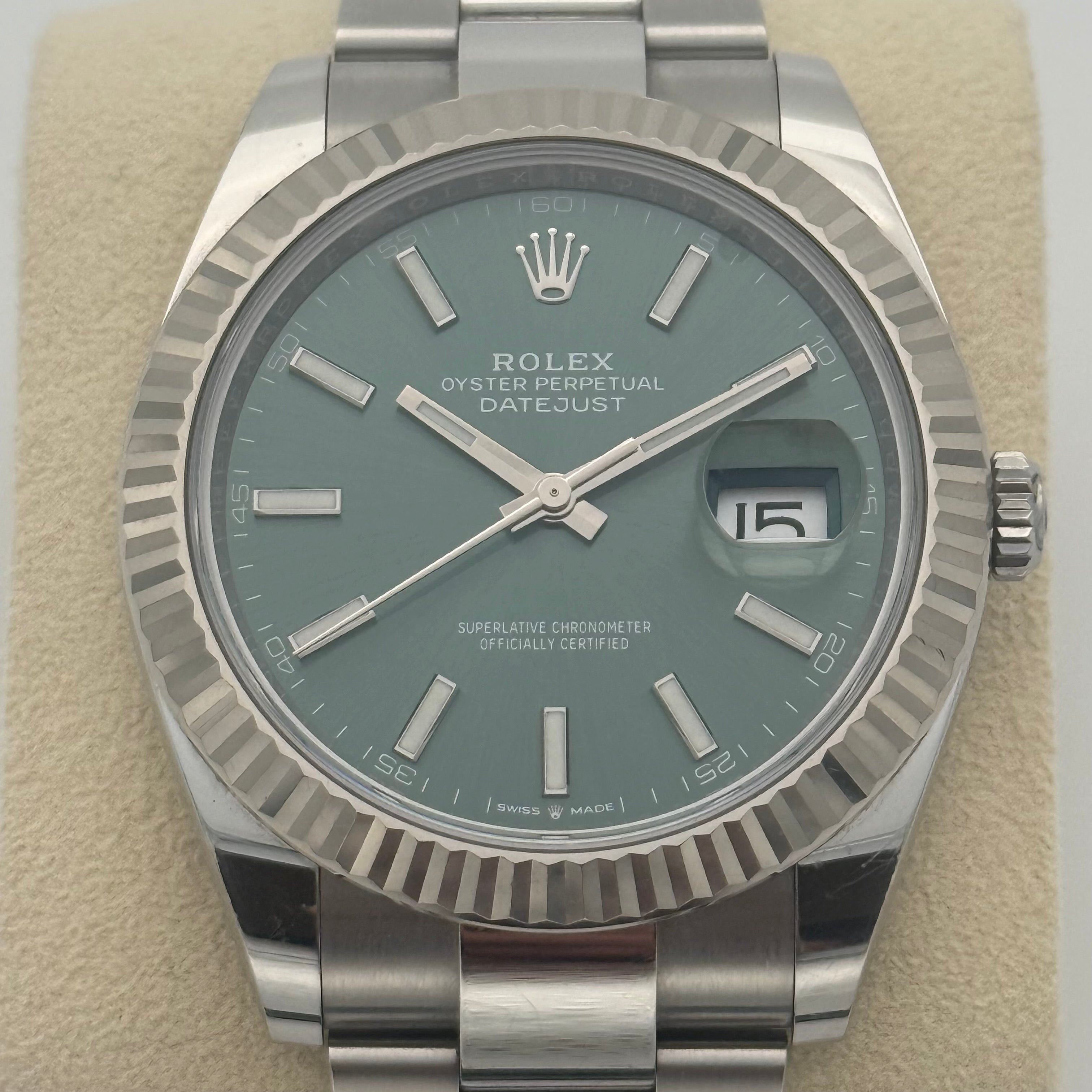 Datejust 41, Mintgrün