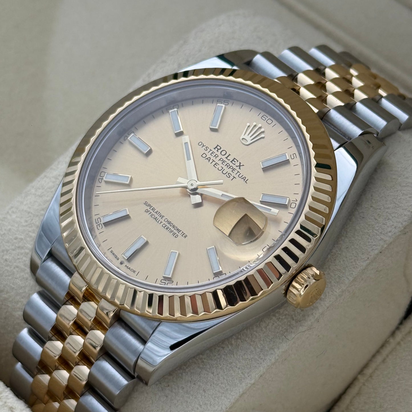 Datejust 41, Stahlgold