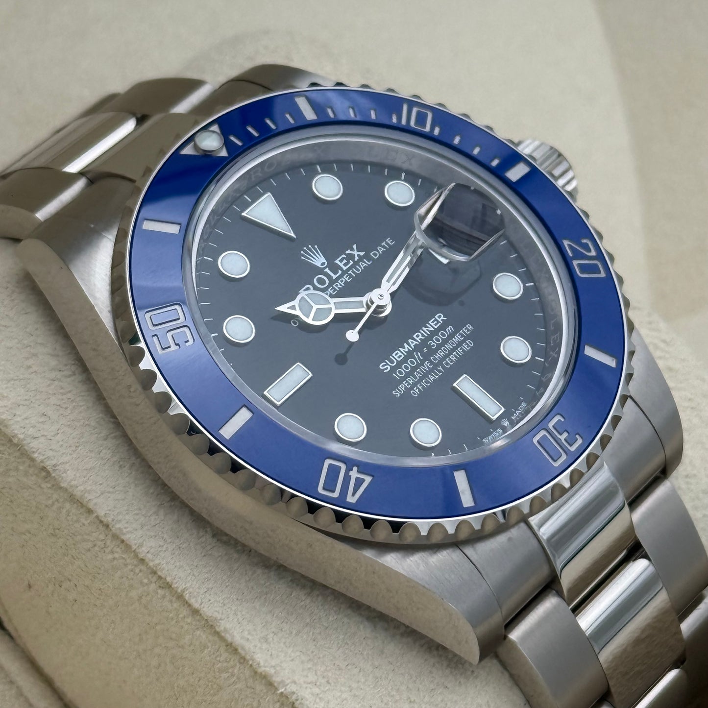 Submariner Date 41, Weißgold