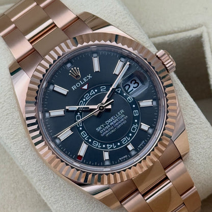 Sky Dweller Roségold, Rhodium