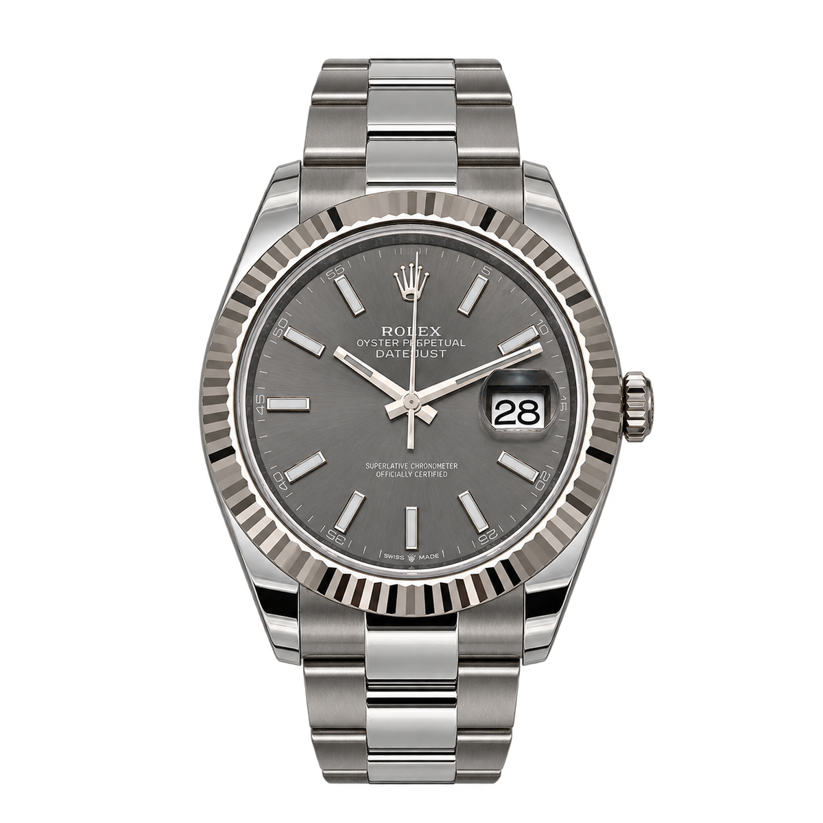 Datejust 41 „Rhodium“ unworn