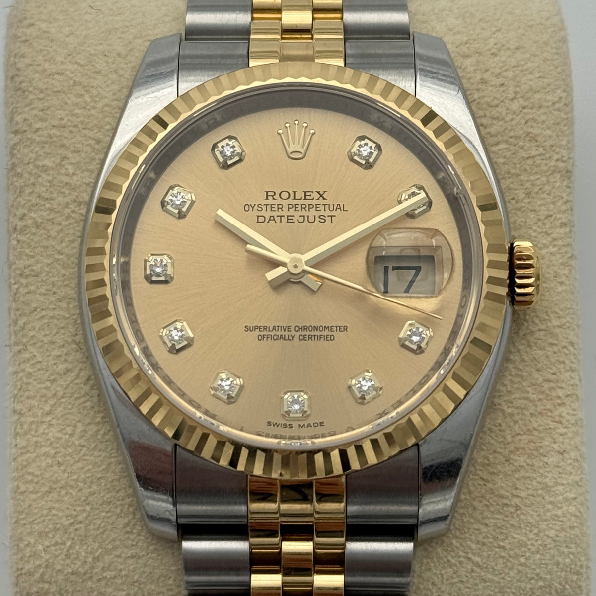 Datejust 36, Stahlgold