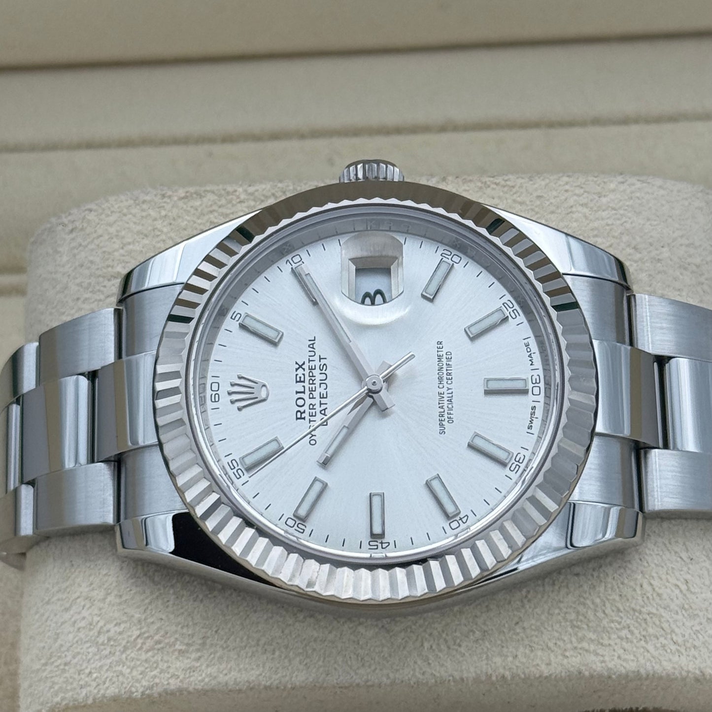 Datejust 41 „Frischer Rolex Service“