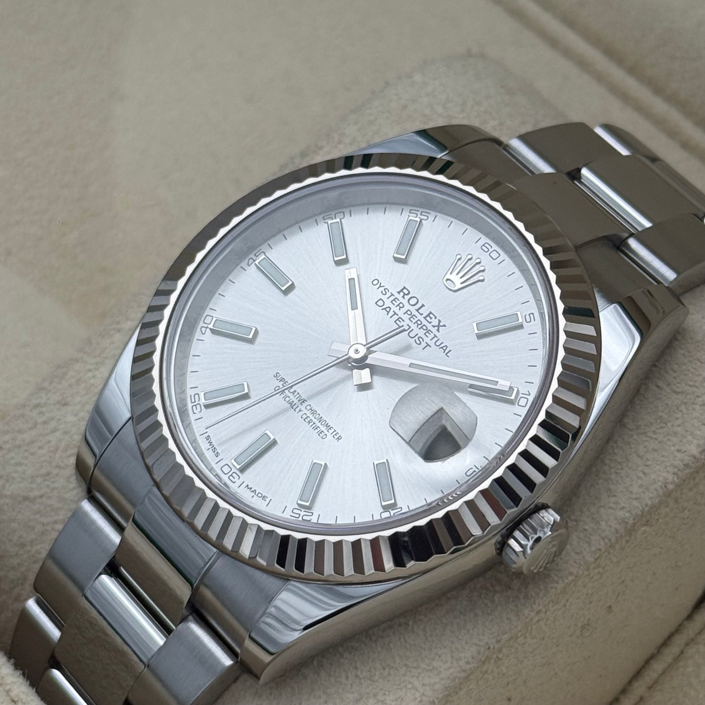 Datejust 41 „Frischer Rolex Service“