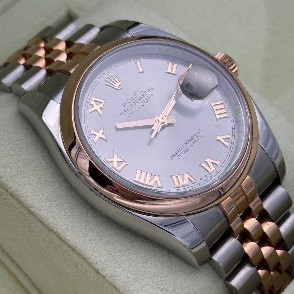 Datejust 36, Stahlrosegold