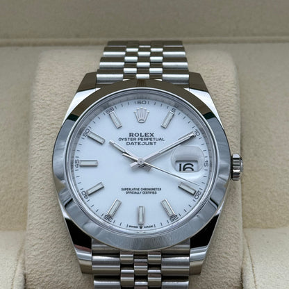 Datejust 41, Weiß
