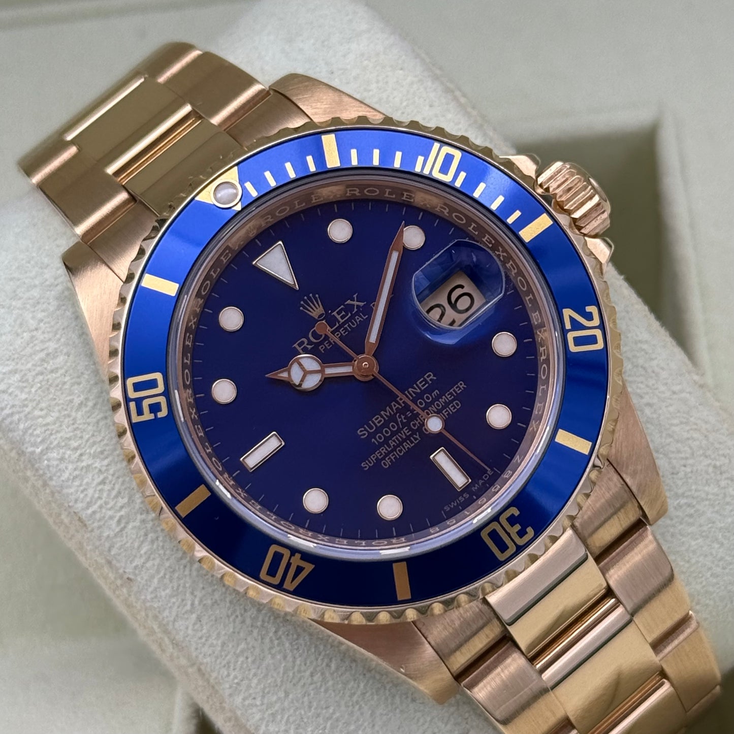 Submariner Date 40, Vollgold