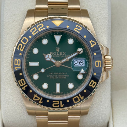 GMT Master II Vollgold, grün