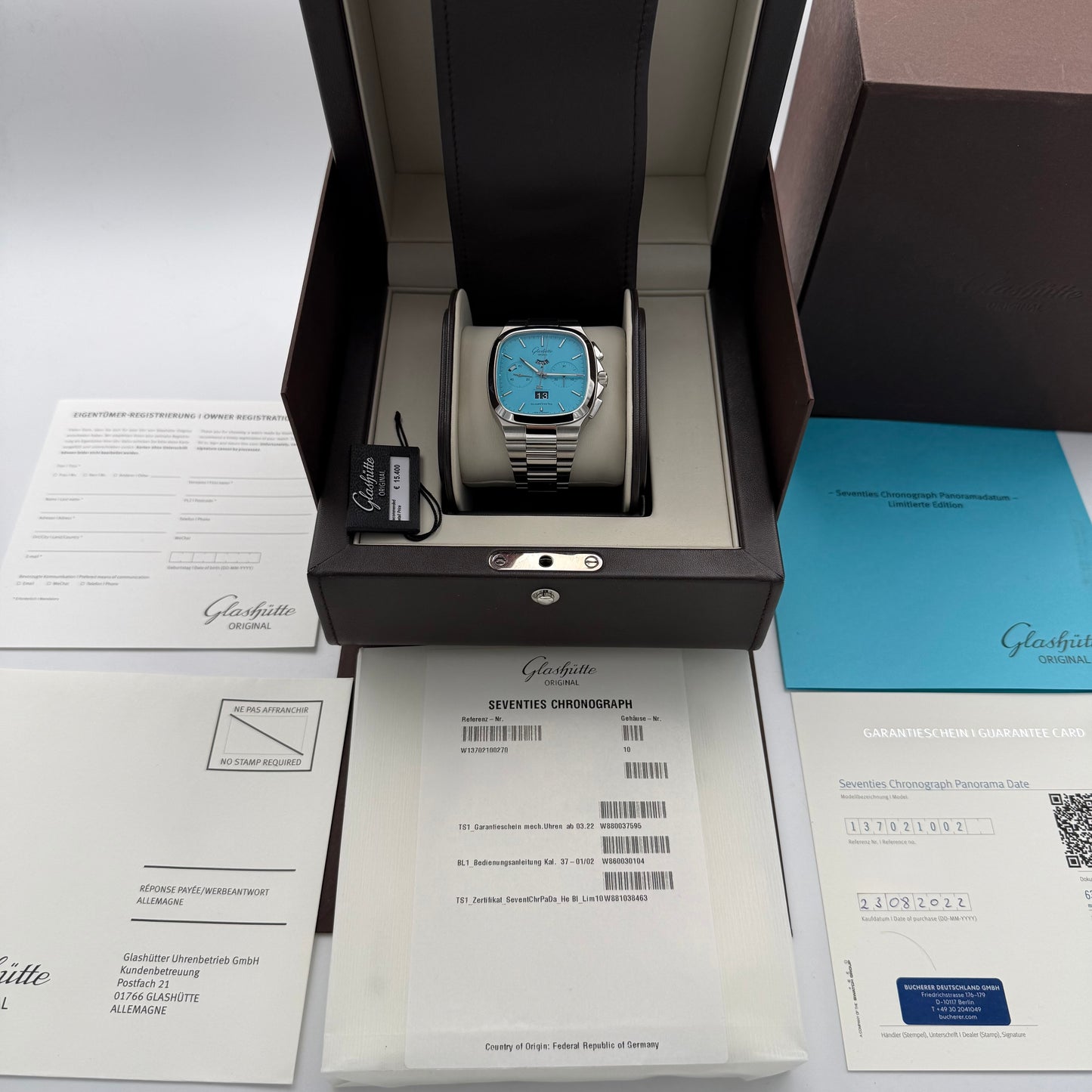 Original Seventies Chronograph Tiffany Limitiert