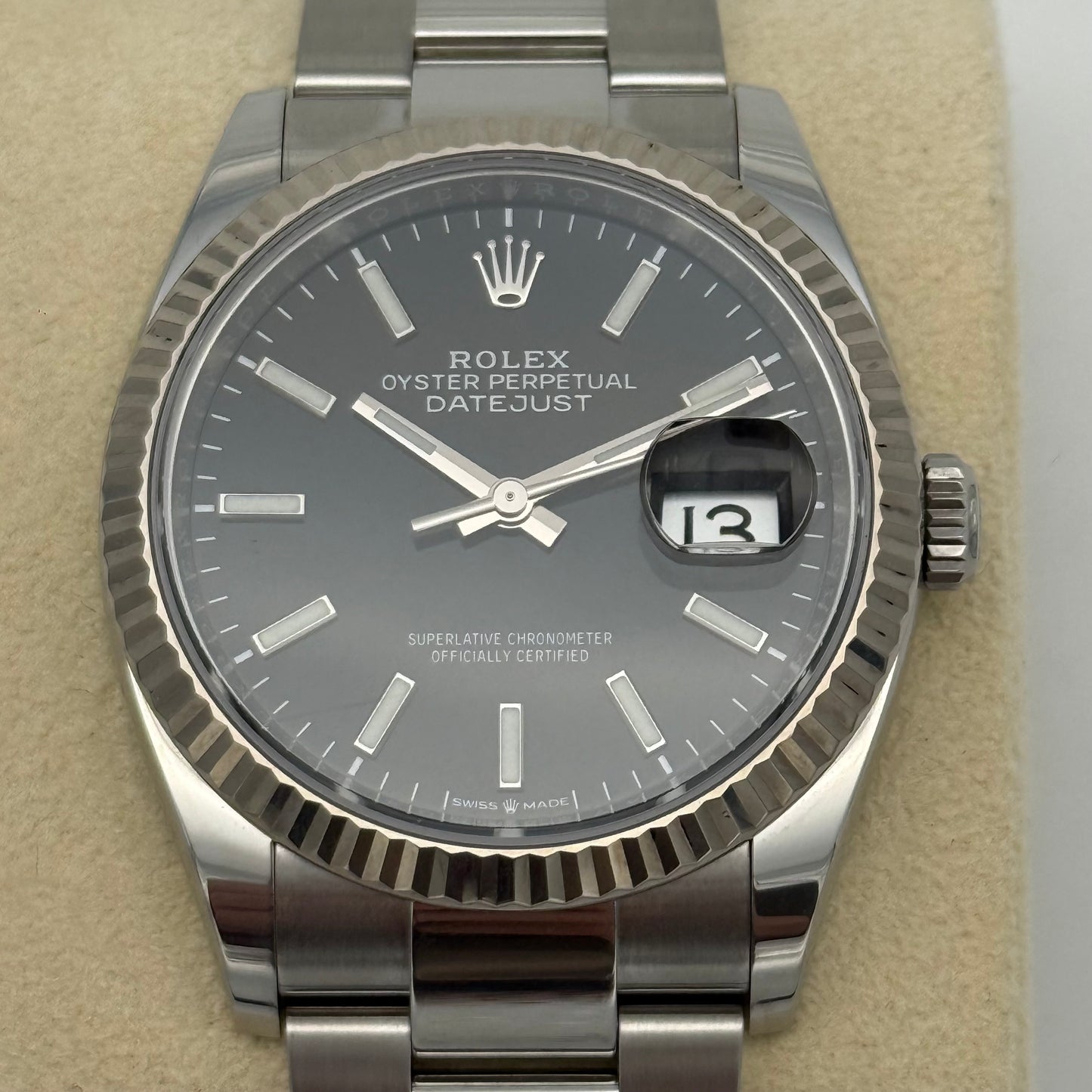 Datejust 36, Schwarz