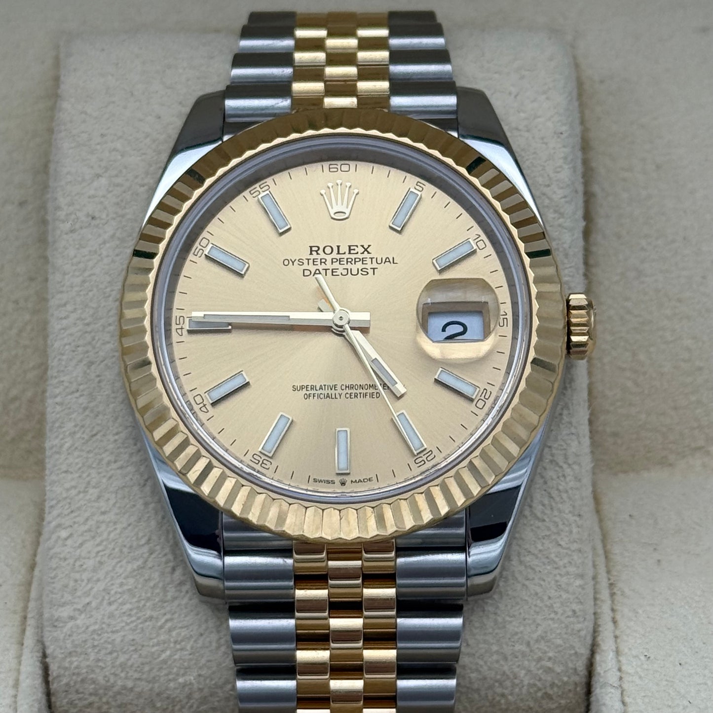 Datejust 41, Stahlgold