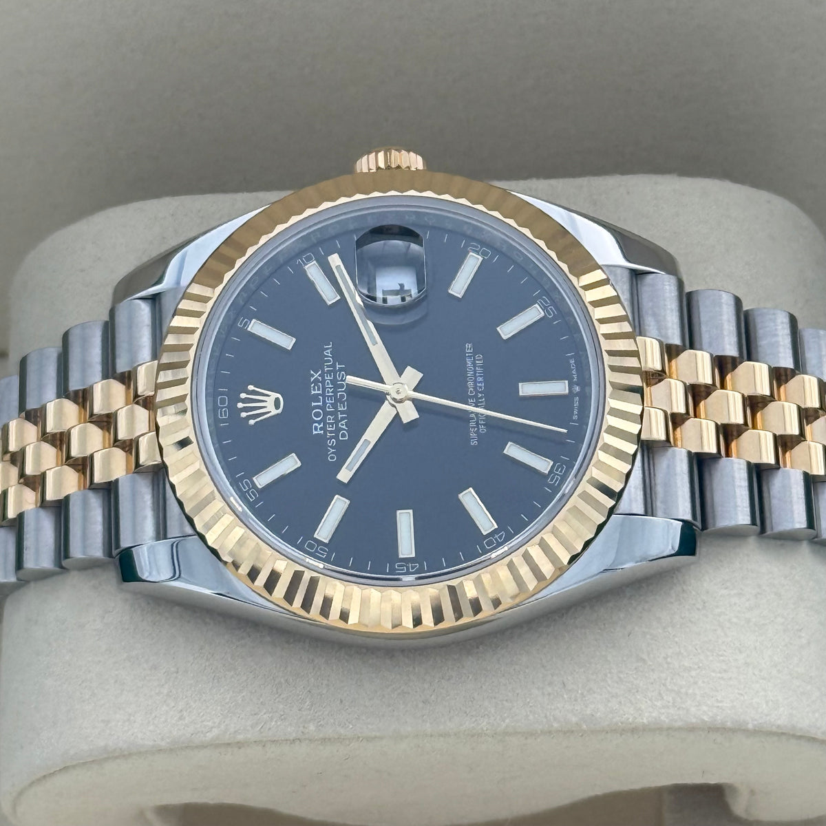 Datejust 41, Stahlgold