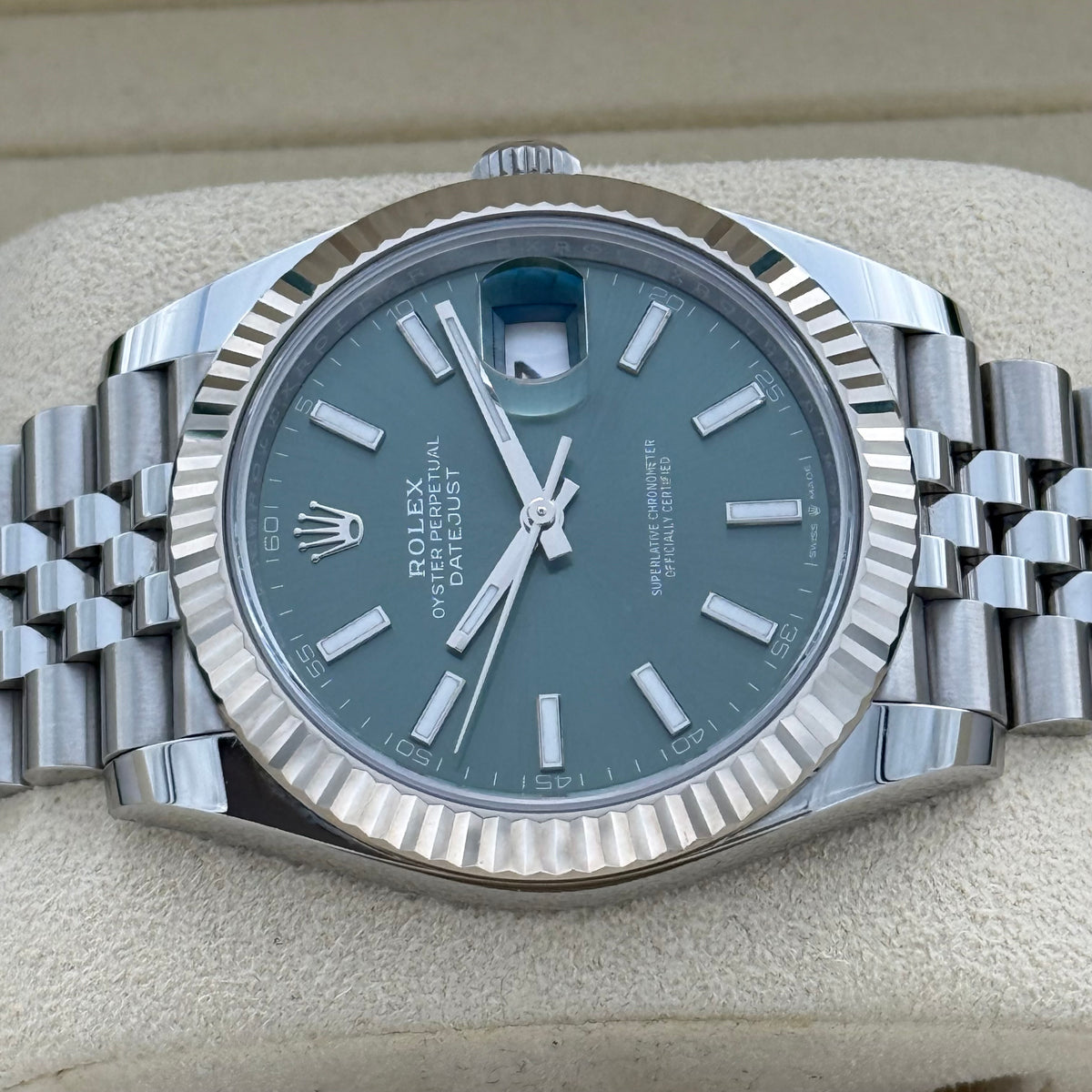 Datejust 41, Mintgrün