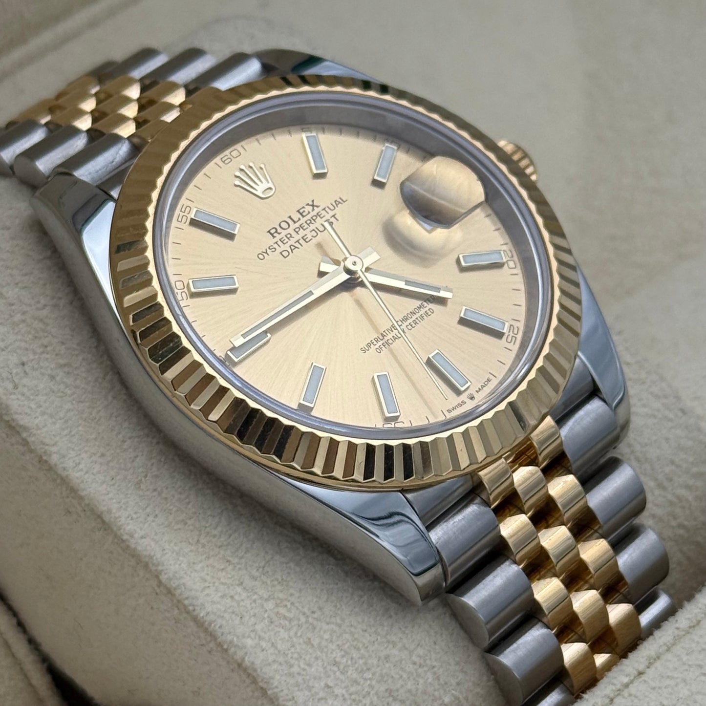 Datejust 41, Stahlgold