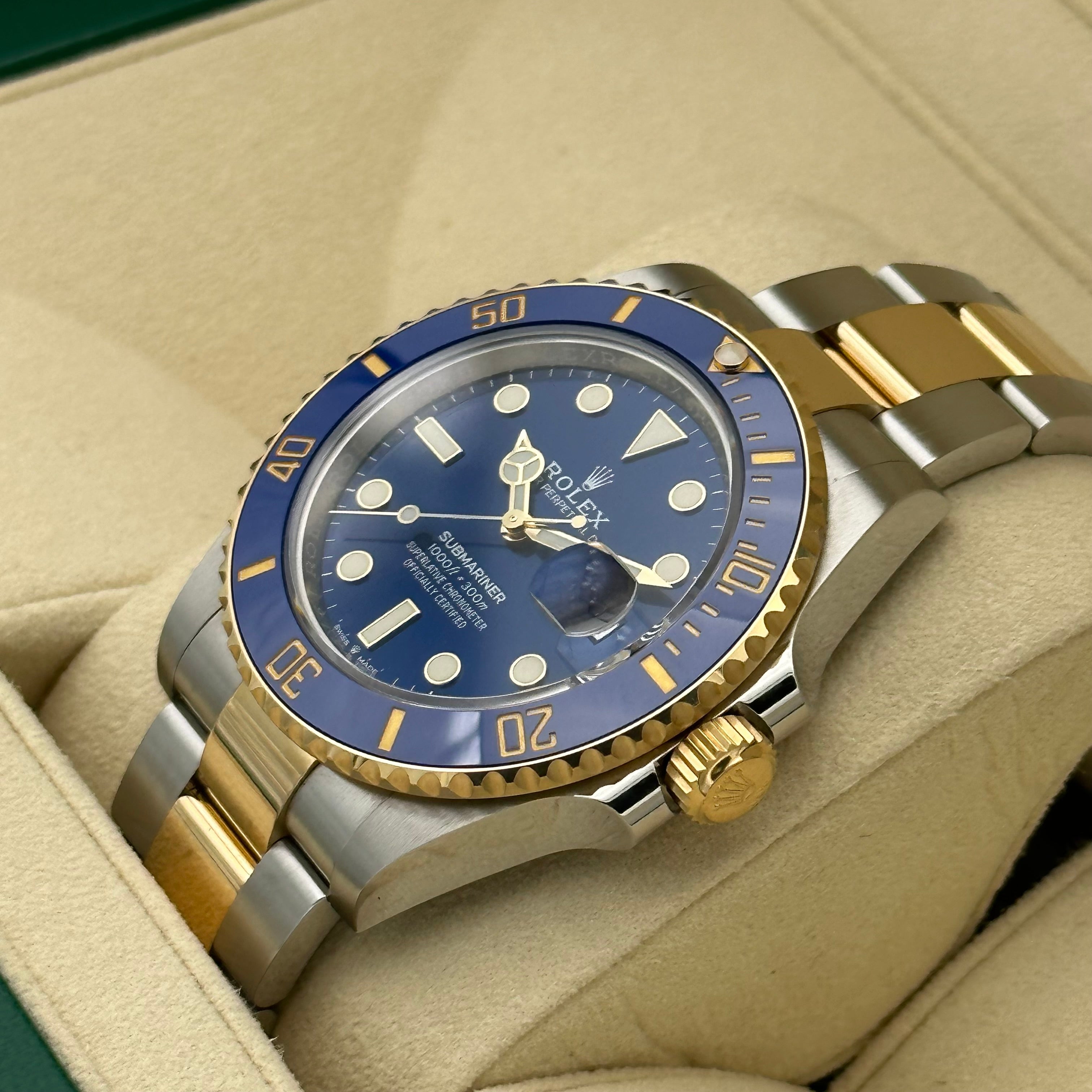 Submariner Date 41, Stahlgold