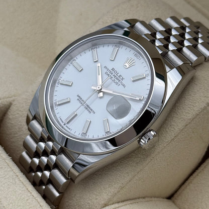 Datejust 41, Weiß