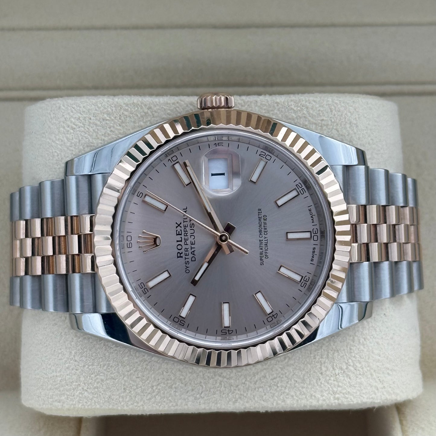 Datejust 41, Stahlgold