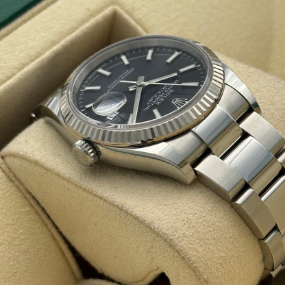 Datejust 36, Schwarz