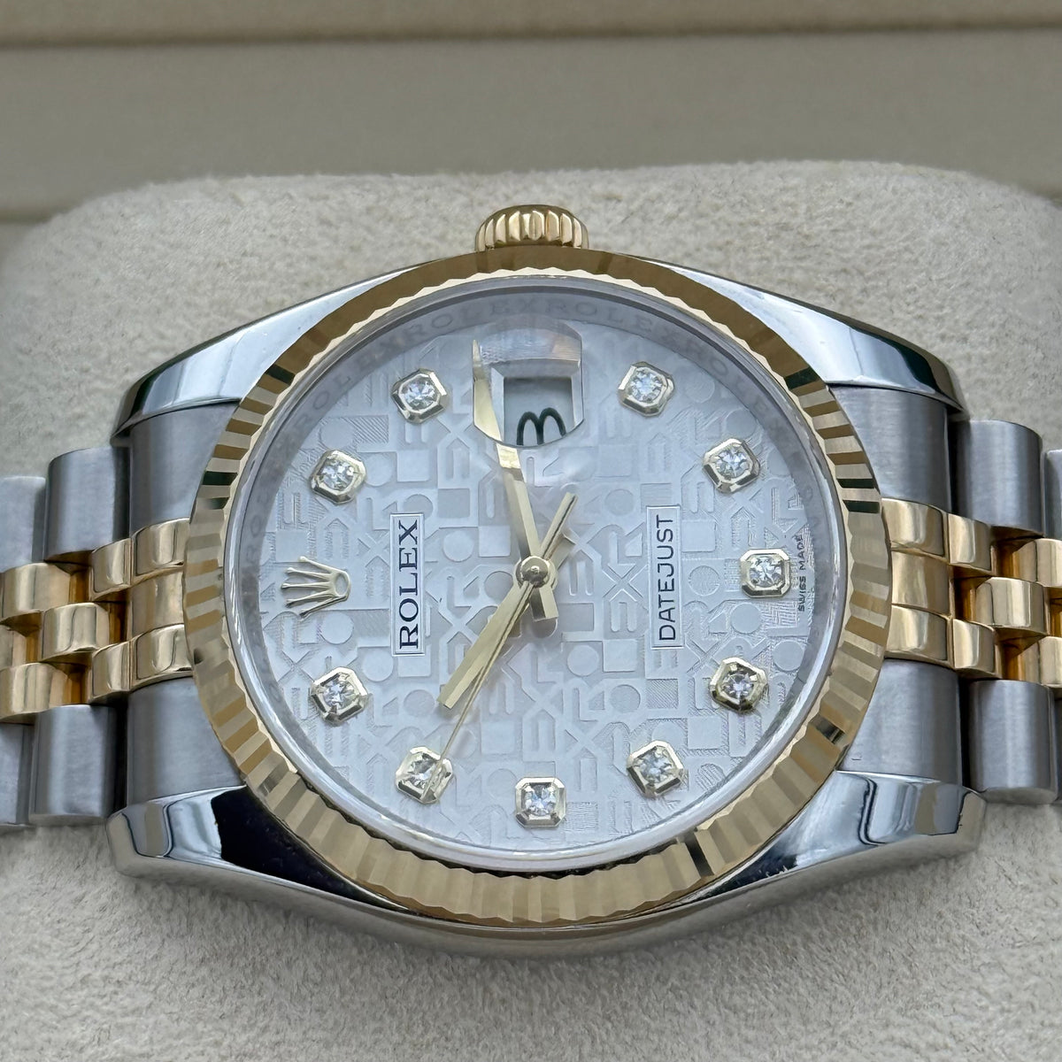 Datejust 36, Stahlgold
