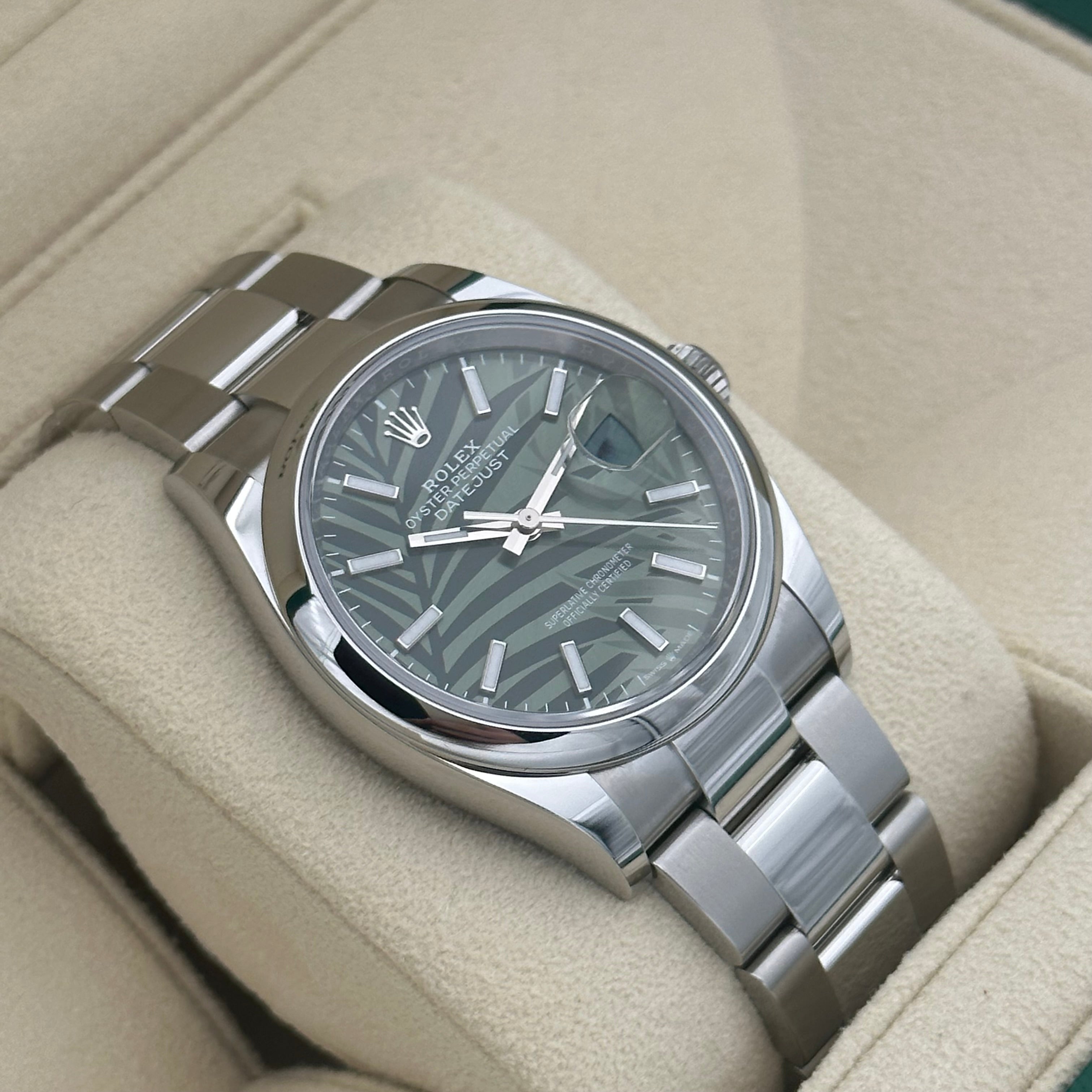 Datejust 36, Palm Dial