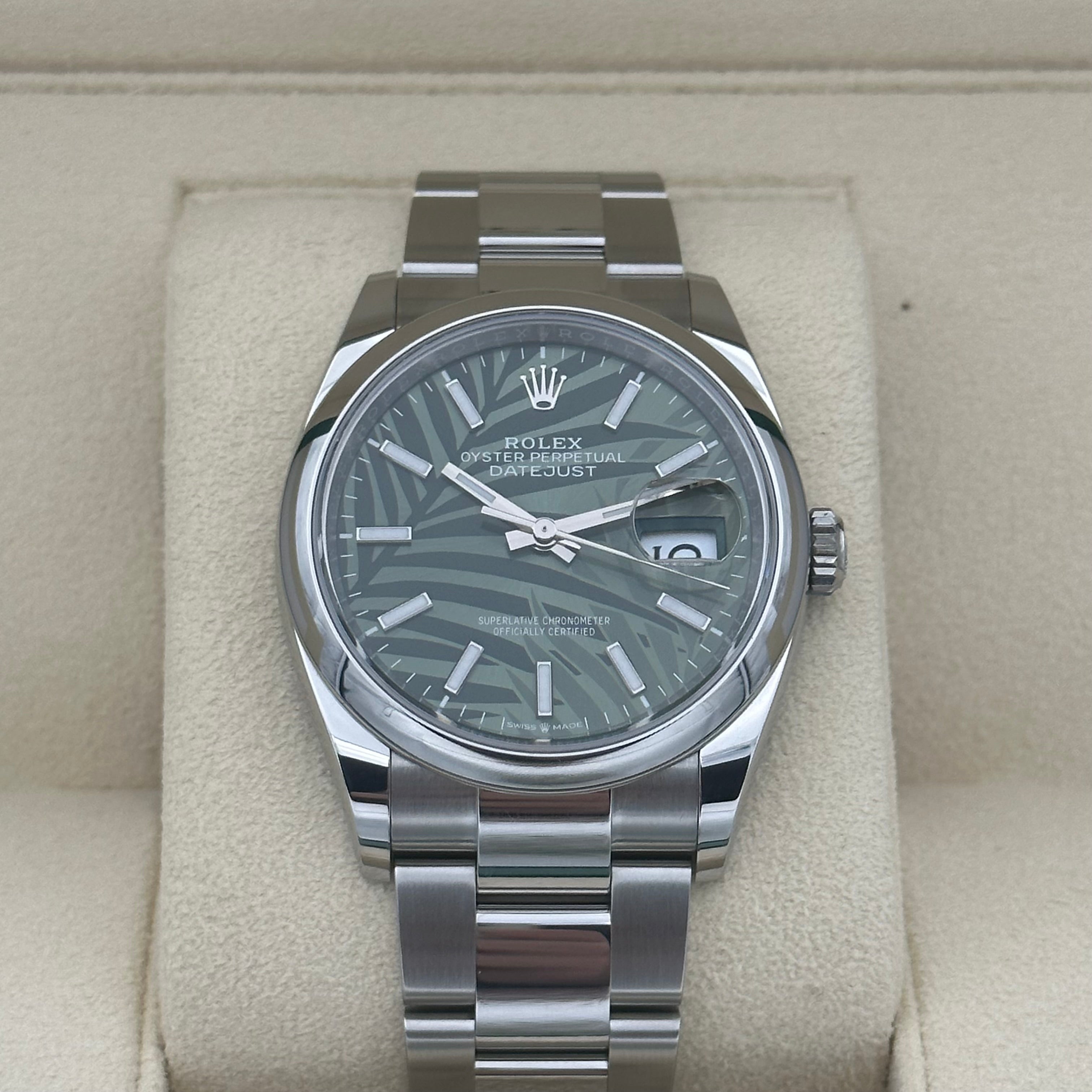 Datejust 36, Palm Dial