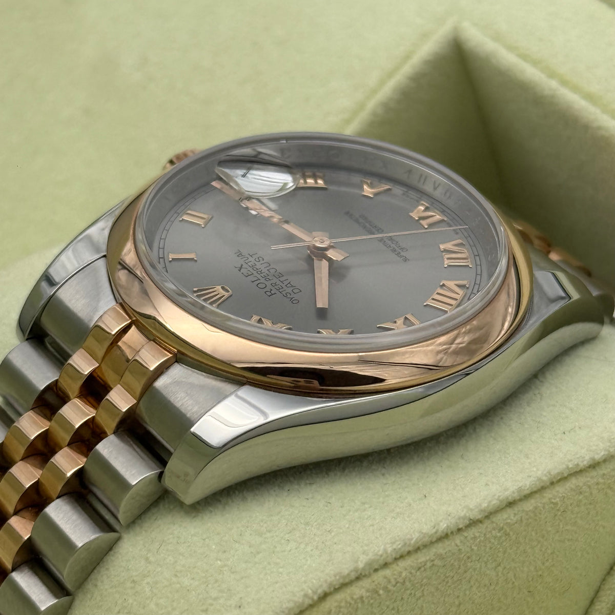 Datejust 36, Stahlrosegold