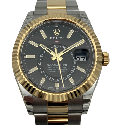 Sky Dweller „Stahlgold“