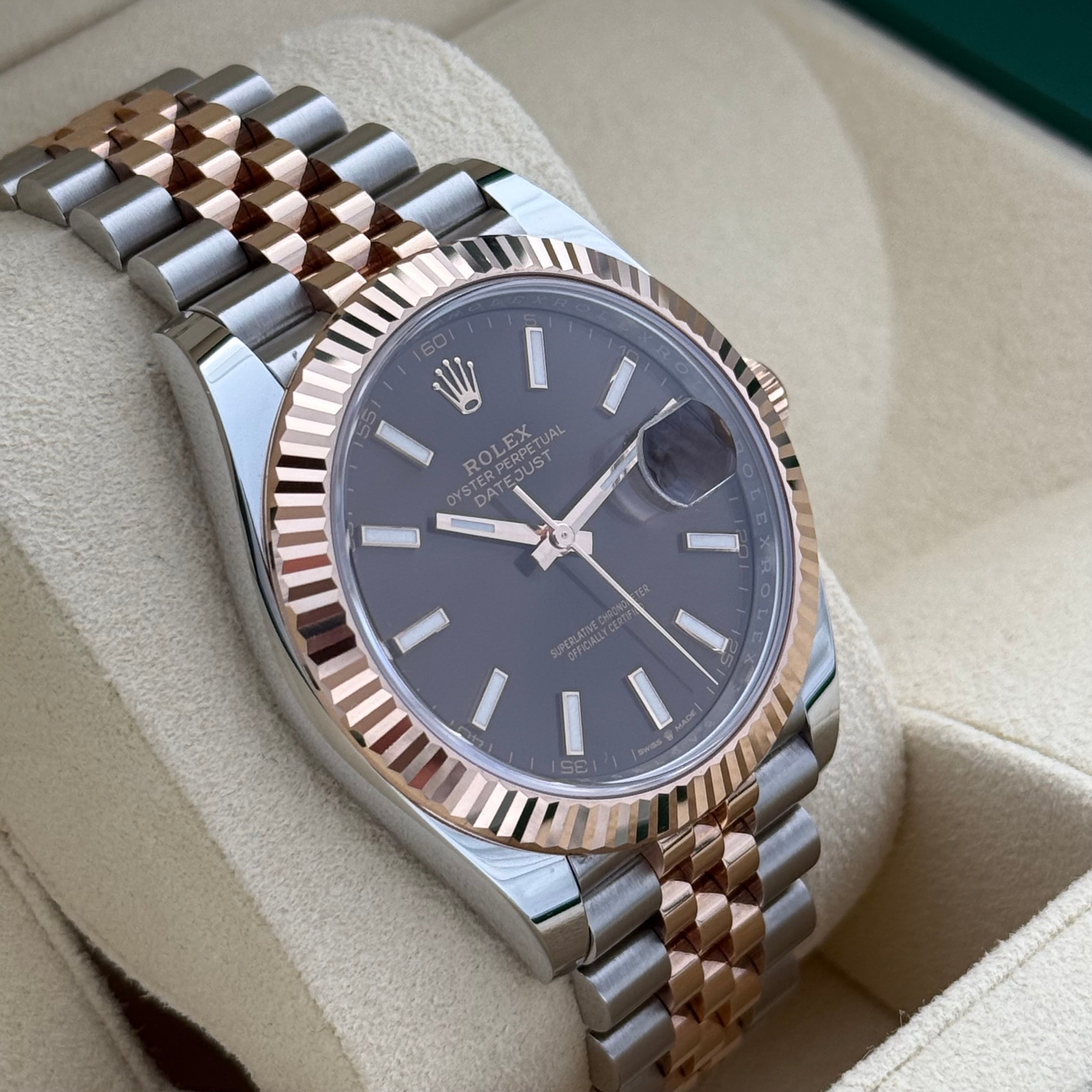 Datejust 41, Stahlrosegold