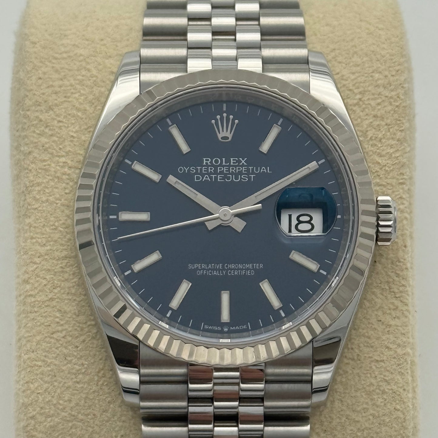 Datejust 36, Blau