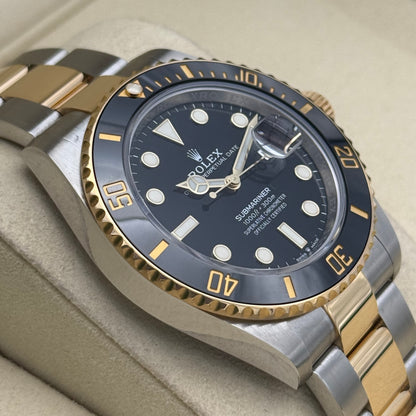 Submariner Date 41, Stahlgold