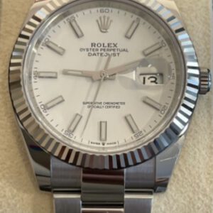 Rolex Datejust 41 White Dial